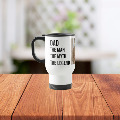 Modern Collage Photo  Best Fathers Day Gift Travel Mug