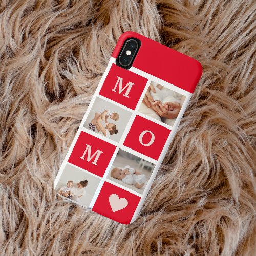 Modern Collage Photo   Best Mom Ever Gift iPhone XS Max Case