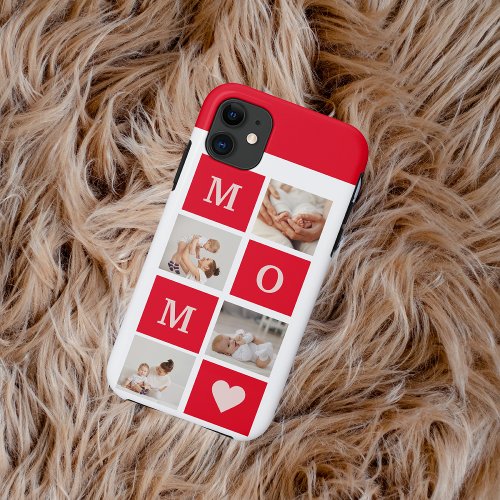 Modern Collage Photo  Best Mom Ever Gift iPhone 11 Case