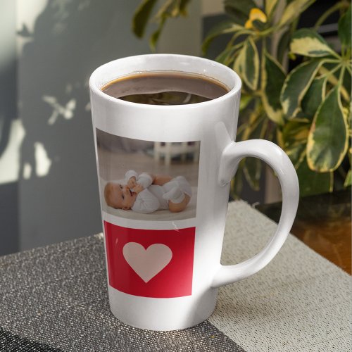 Modern Collage Photo   Best Mom Ever Gift Latte Mug
