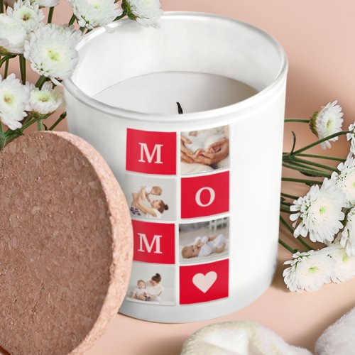Modern Collage Photo   Best Mom Ever Gift Square Sticker