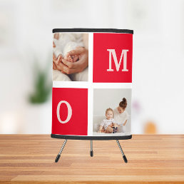 Modern Collage Photo &amp;  Best Mom Ever Gift Tripod Lamp