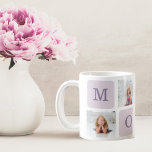 Modern Collage Photo Best Mom Ever Purple Gift Coffee Mug<br><div class="desc">Modern Collage Photo Best Mom Ever Purple Gift.  Best Personalized Gift For Mothers day,  Woman's day or Mom Birthday.  Surprise Mom With a Gift That’s As Amazing As She Is.</div>