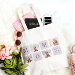 Modern Collage Photo Best Mom Ever Purple Gift Tote Bag<br><div class="desc">Modern Collage Photo Best Mom Ever Purple Gift.  Best Personalized Gift For Mothers day,  Woman's day or Mom Birthday.  Surprise Mom With a Gift That’s As Amazing As She Is.</div>