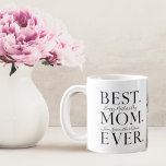 Modern Collage Photo Best Mom Happy Mothers Day Coffee Mug<br><div class="desc">This modern collage photo product is the perfect gift to celebrate your mother on Mother's Day. The pink color scheme adds a touch of femininity and elegance to the piece, making it a great addition to any room in her home. The collage is carefully crafted using a combination of your...</div>