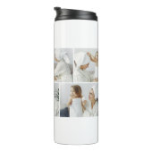Modern Collage Photo Best Mom Happy Mothers Day Thermal Tumbler (Rotated Right)
