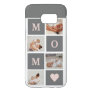Modern Collage Photo Best Mom  Pink & Grey Gift Samsung Galaxy S7 Case