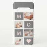 Modern Collage Photo Best Mom  Pink & Grey Gift Samsung Galaxy S10  Case