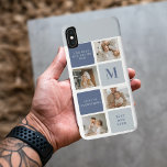 Modern Collage Photo & Blue Happy Fathers Day Gift iPhone XS Max Case<br><div class="desc">Modern Collage Photo & Blue Happy Fathers Day Gift is a personalized and thoughtful present to celebrate the special man in your life on Father's Day. The gift includes a beautifully designed collage photo frame with space for multiple pictures, allowing you to capture and display your favorite memories with your...</div>