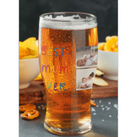 Modern Collage Photo & Colorful Best Mum Ever Gift