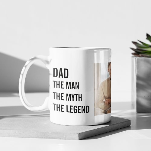 Modern Collage Photo  Dad Gift Coffee Mug