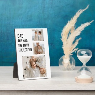 Modern Collage Photo   Dad Gift Plaque