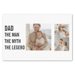 Modern Collage Photo | Dad Gift Tissue Paper
