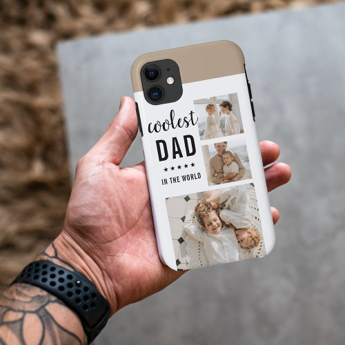 Modern Collage Photo Dad You Rock Best GiftModern iPhone 11 Case