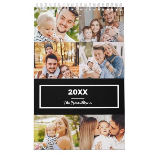 Modern Collage Photo Family 2022 Calendar