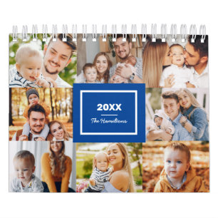 Modern Collage Photo Family 2025 Calendar