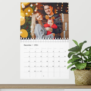 Modern Collage Photo Family 2025 Calendar