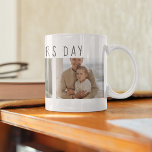 Modern Collage Photo & Happy Fathers Day Best Gift Coffee Mug<br><div class="desc">A modern collage photo can make a perfect gift for Father's Day. This unique and creative gift idea involves combining different photos of you and your dad and arranging them in a visually appealing manner. It's an excellent way to celebrate your dad's life and the special bond you share with...</div>
