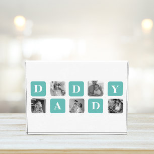 Modern Collage Photo  Happy Fathers Day Gift