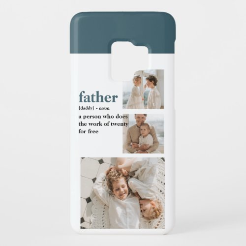 Modern Collage Photo Happy Fathers Day Gift Case_Mate Samsung Galaxy S9 Case