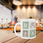 Modern Collage Photo & Happy Fathers Day Gift Frosted Glass Coffee Mug<br><div class="desc">A modern collage photo is a creative way to celebrate and honor someone special in your life, such as your father, on Father's Day. It involves compiling various photos and arranging them together in a visually appealing manner to create a cohesive and meaningful composition. To create a modern collage photo...</div>