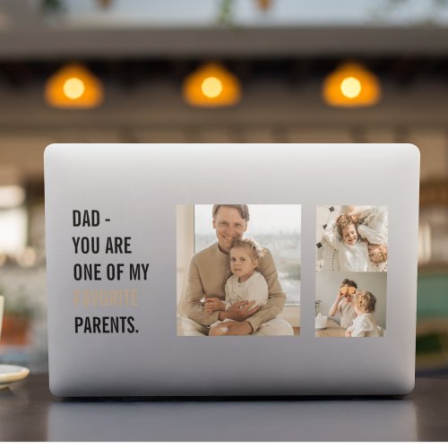 Modern Collage Photo  Happy Fathers Day Gift HP Laptop Skin