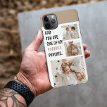 Modern Collage Photo & Happy Fathers Day Gift iPhone 11Pro Max Case<br><div class="desc">Father's Day is a special occasion celebrated to honor fathers and father figures for their contributions to their families and society. Choosing the perfect gift for Father's Day can be a challenging task,  but a thoughtful and heartfelt gift can make a lasting impression.</div>