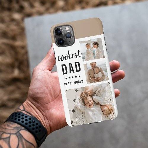 Modern Collage Photo Happy  Fathers Day Gift iPhone 11Pro Max Case
