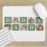 Modern Collage Photo & Happy Fathers Day Gift Mouse Pad<br><div class="desc">A modern collage photo is a creative way to celebrate and honor someone special in your life, such as your father, on Father's Day. It involves compiling various photos and arranging them together in a visually appealing manner to create a cohesive and meaningful composition. To create a modern collage photo...</div>