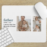 Modern Collage Photo Happy Fathers Day Gift Mouse Pad<br><div class="desc">modern collage photo happy Fathers Day gift with green can be a beautiful and meaningful way to show your dad how much he means to you. Get creative and have fun putting together a personalized and thoughtful gift that he'll treasure for years to come.</div>