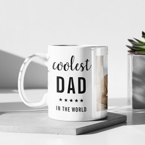 Modern Collage Photo Happy  Fathers Day Gift Mug