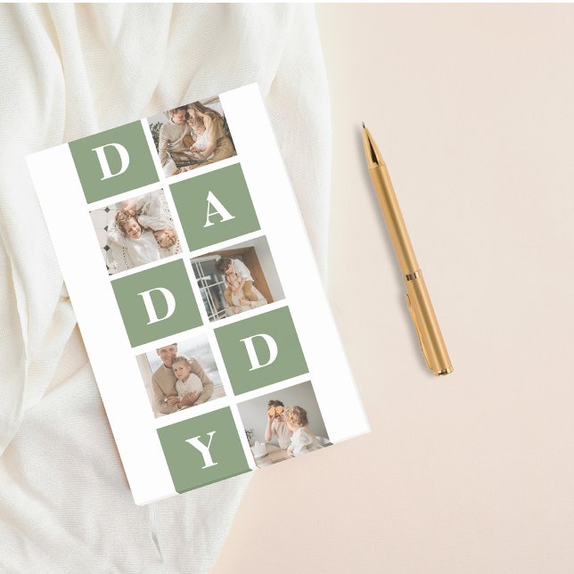 Modern Collage Photo & Happy Fathers Day Gift Post-it Notes (Creator Uploaded)