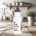 Modern Collage Photo & Happy Fathers Day Gift Stainless Steel Water Bottle<br><div class="desc">Father's Day is a special occasion celebrated to honor fathers and father figures for their contributions to their families and society. Choosing the perfect gift for Father's Day can be a challenging task,  but a thoughtful and heartfelt gift can make a lasting impression.</div>