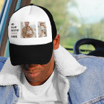 Modern Collage Photo & Happy Fathers Day Gift Trucker Hat<br><div class="desc">Father's Day is a special occasion celebrated to honor fathers and father figures for their contributions to their families and society. Choosing the perfect gift for Father's Day can be a challenging task,  but a thoughtful and heartfelt gift can make a lasting impression.</div>