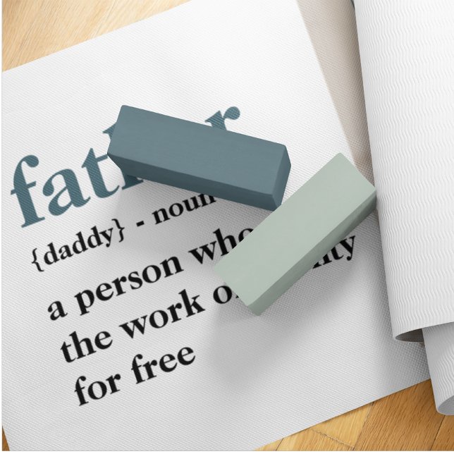 Modern Collage Photo Happy Fathers Day Gift Yoga Mat (Creator Uploaded)