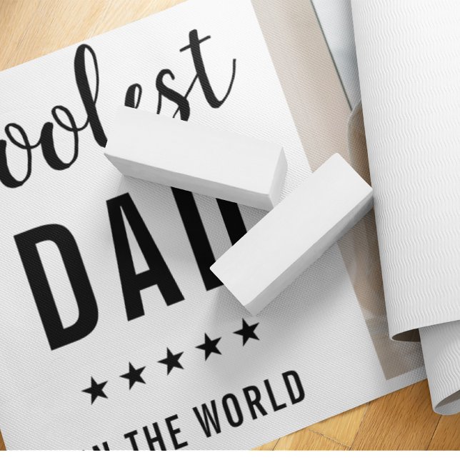 Modern Collage Photo Happy  Fathers Day Gift Yoga Mat (Creator Uploaded)