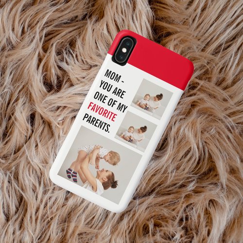 Modern Collage Photo  Happy Mothers Day Gift iPhone XS Max Case