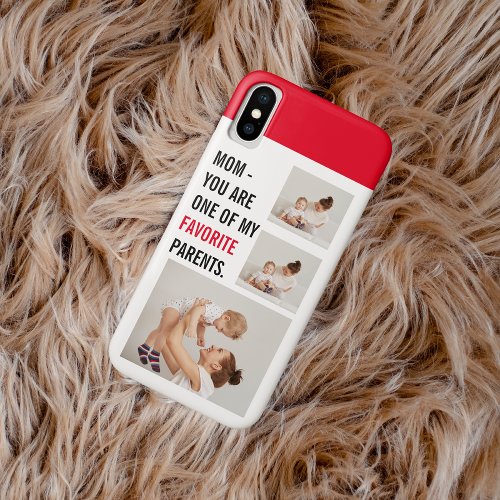 Modern Collage Photo  Happy Mothers Day Gift iPhone XS Case