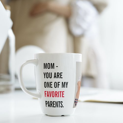 Modern Collage Photo  Happy Mothers Day Gift Latte Mug