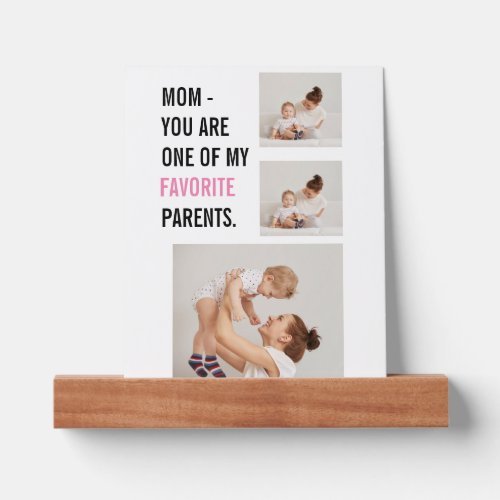 Modern Collage Photo  Happy Mothers Day Gift Picture Ledge