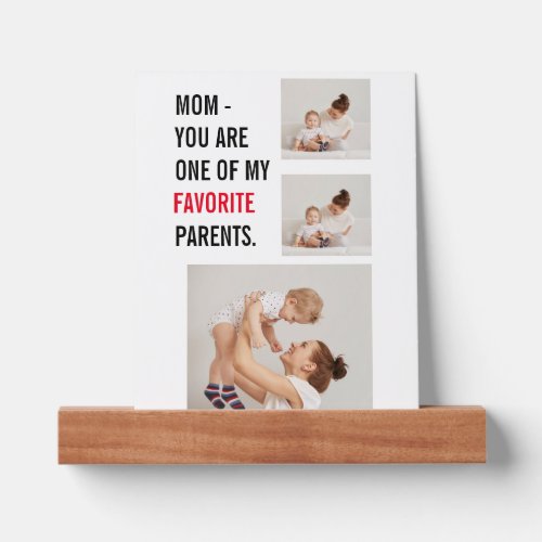 Modern Collage Photo  Happy Mothers Day Gift Picture Ledge