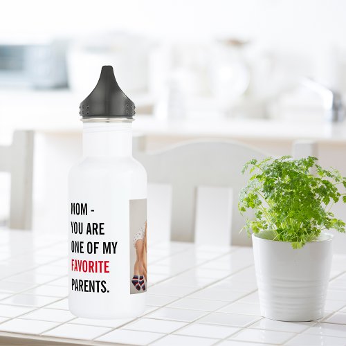 Modern Collage Photo  Happy Mothers Day Gift Stainless Steel Water Bottle