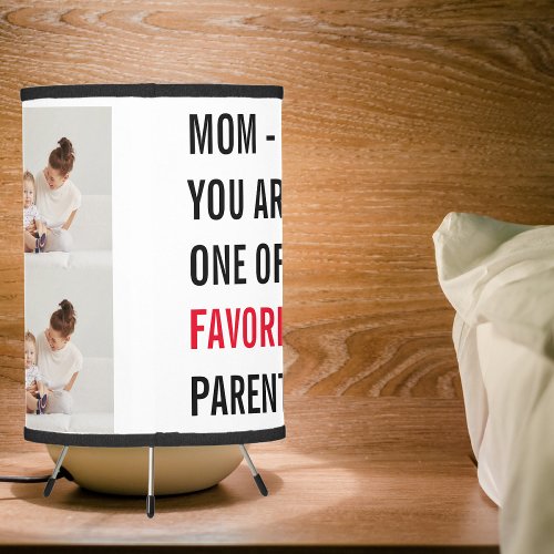 Modern Collage Photo  Happy Mothers Day Gift Tripod Lamp