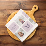 Modern Collage Photo Happy Mothers Day Purple Gift Kitchen Towel<br><div class="desc">Modern Collage Photo Happy Mothers Day Purple Gift</div>