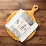 Modern Collage Photo Happy Thanksgiving Grandma Kitchen Towel<br><div class="desc">Best Gift For Your Grandma,  Personalized Thanksgiving Collage Photo And Text With Autumn Colors. Happy Thanksgiving Grandma.</div>