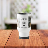 Modern Collage Photo & Love You Dad Gift