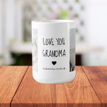 Modern Collage Photo Love You Grandma Best Gift Coffee Mug<br><div class="desc">A modern collage photo of you and your grandma can be the perfect gift to show her how much you love and appreciate her. This unique and thoughtful gift is a great way to preserve your special memories together and create a beautiful piece of art that she can display in...</div>