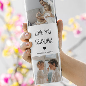 Modern Collage Photo Love You Grandma Best Gift Thermal Tumbler
