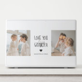 Modern Collage Photo Love You Grandpa Best Gift HP Laptop Skin (Front)
