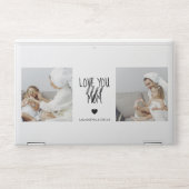 Modern Collage Photo Love You Mom Best Gift HP Laptop Skin (Front)